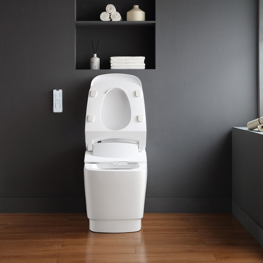 Model 763 Premium Tankless Smart Toilet  Wide Comfort Seat, Modern Square Design (5).jpg