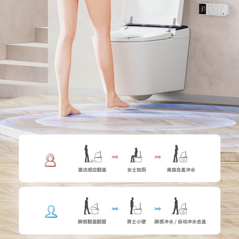 OL-801G Classic Smart Toilet  Elegant Design with ADA-Compliant Comfort (5).jpg