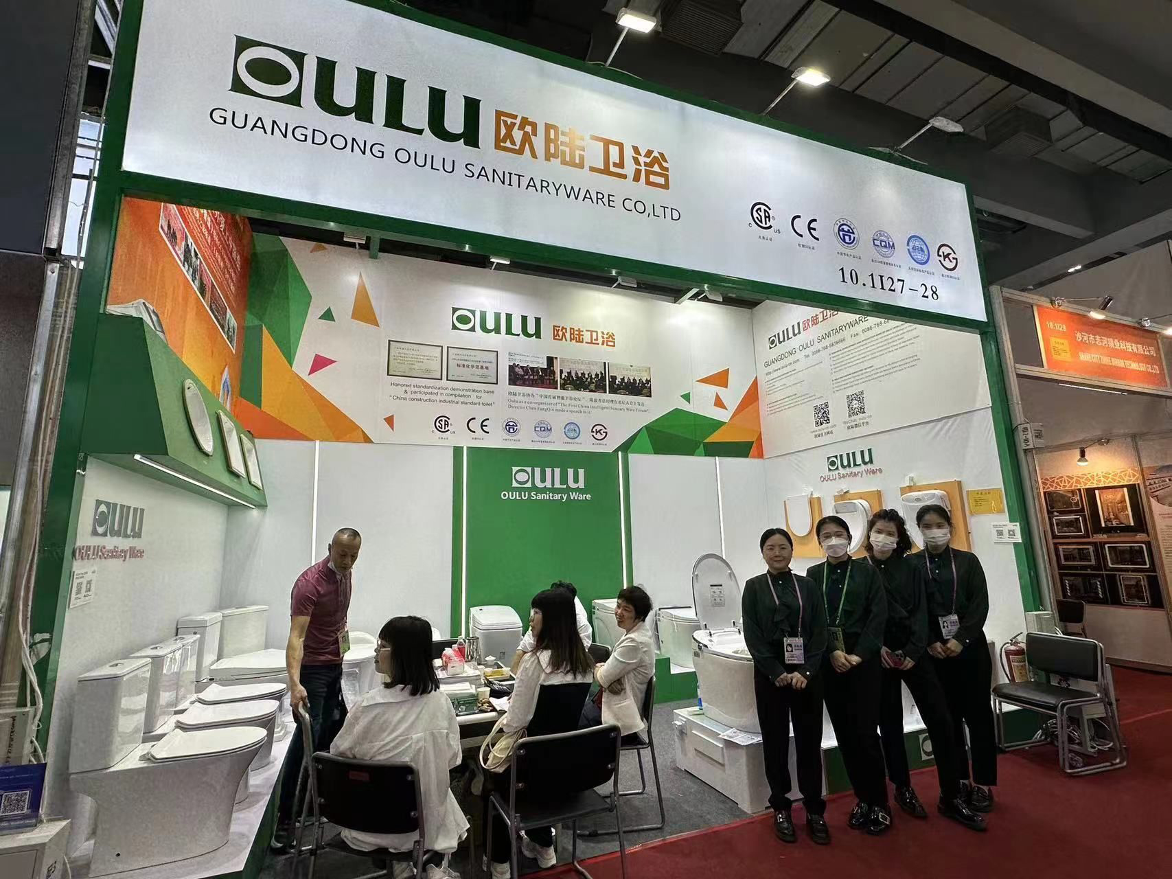 Guangdong Oulu Sanitary Ware Co., Ltd. Celebrates a Decade of Participation at the Canton Fair